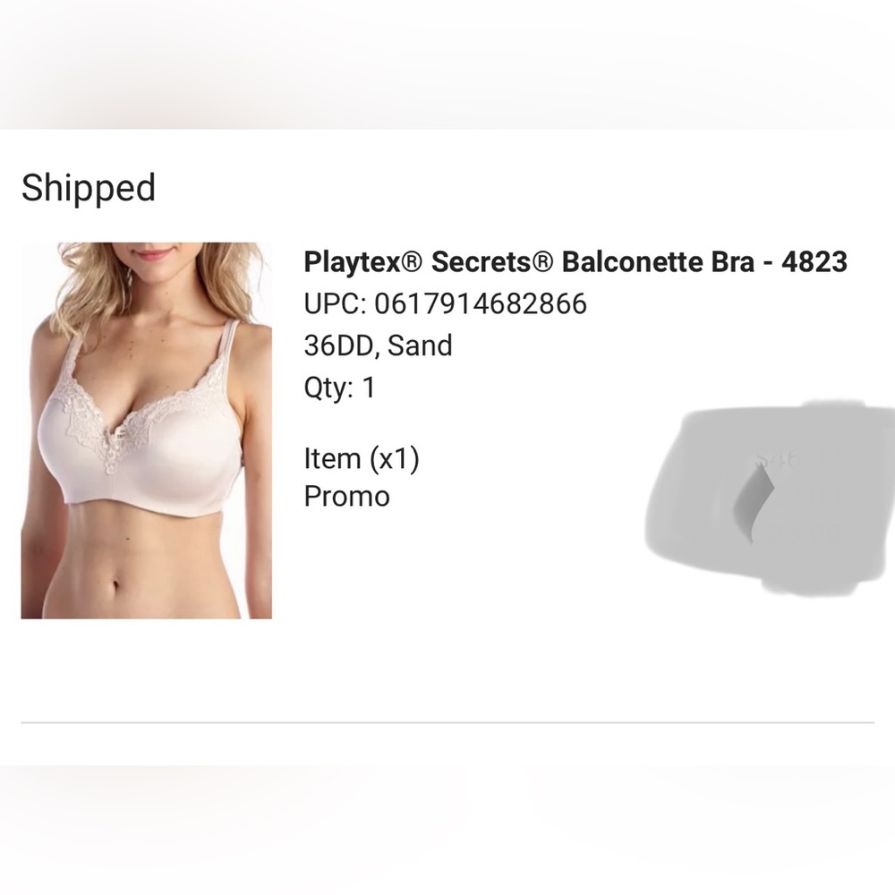 Playtex Banquette bra size 36DD - Picture 5 of 5